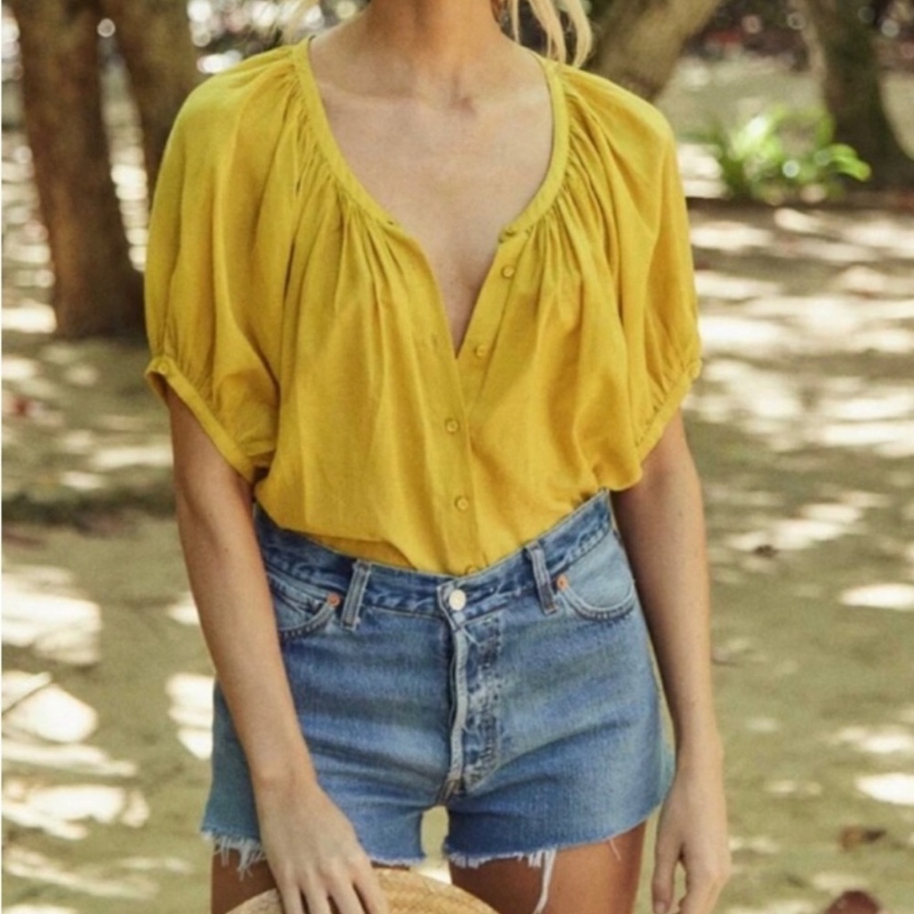 Doen - June top in Moss